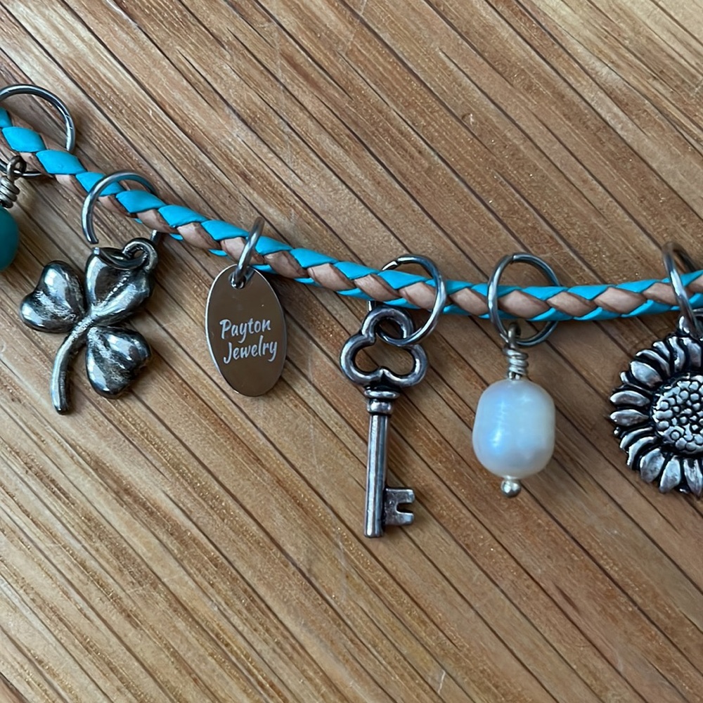 Payton Necklace or Bracelet with 7 Charms NEVER WORN - Picture 3 of 8